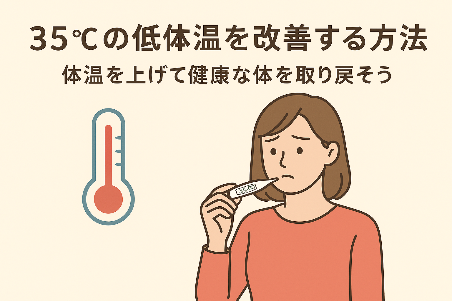 35℃の低体温を改善する方法|兵庫県宍粟市千種町のたけうち整体院