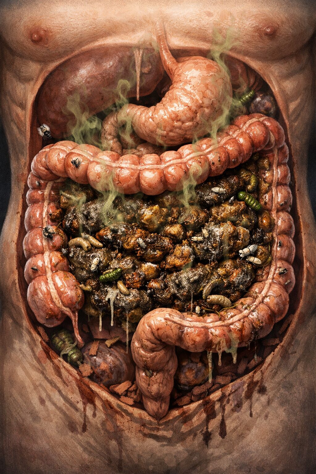 便秘とは、腸内に「腐敗物」を溜めた状態です