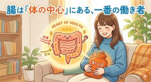 腸は「体の中心」にある、一番の働き者。