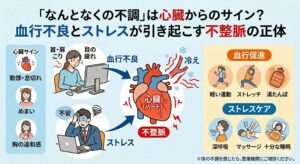 「なんとなくの不調」は心臓からのサイン？血行不良とストレスが引き起こす不整脈の正体
