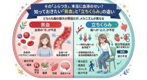 貧血と立ちくらみ―原因は違っても、体で起きている「共通のピンチ」とは？
