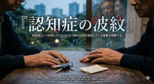 『認知症の波紋』認知症という非常にデリケートかつ現代社会が直面している重要な問題です。
