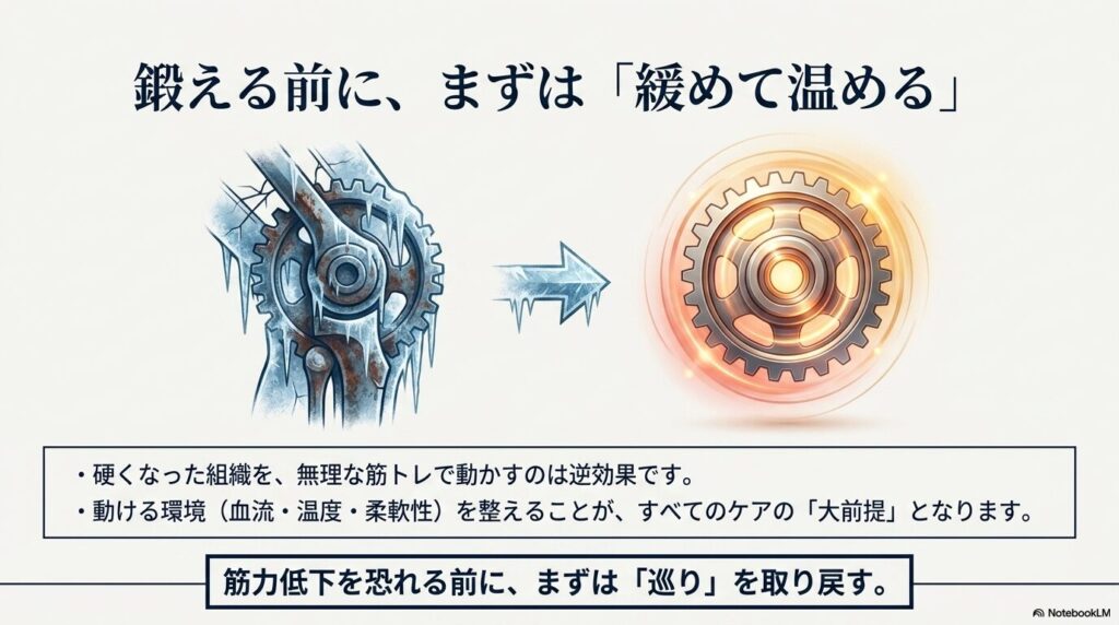 たけうち整体院|循環を促す「心地よい」ケアのイメージ