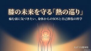 膝(ひざ)の未来を守る「温熱・循環」アプローチ