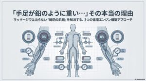 【腕や足が鉛のように重い…】その脱力感、実は筋肉が「お腹を空かせている」サインかも？