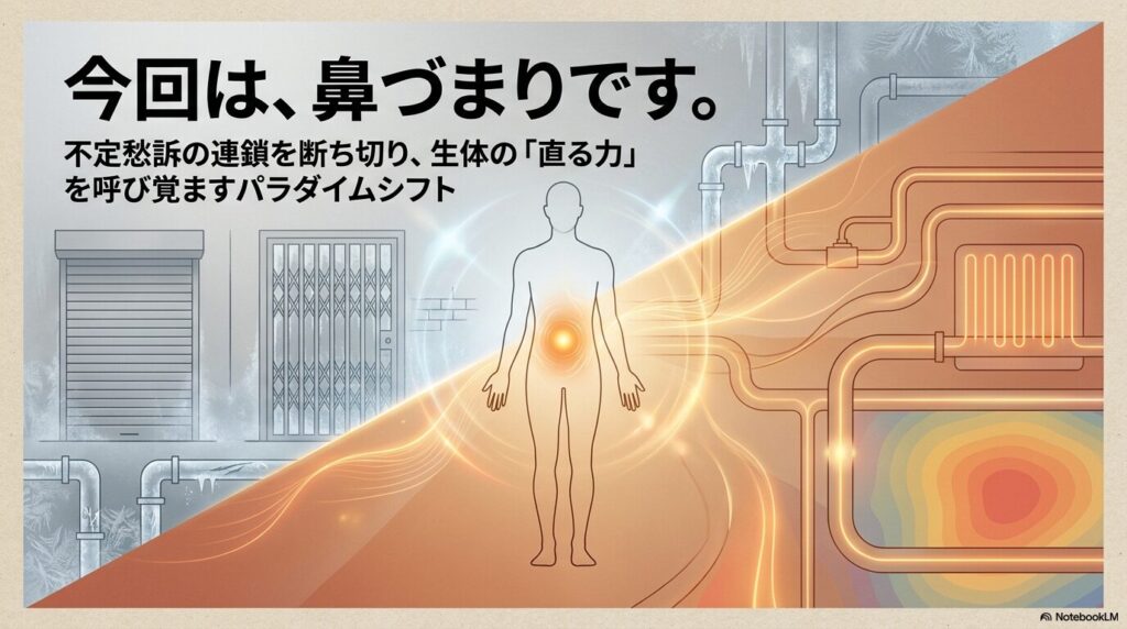 鼻づまりの原因とは？防御反応と血流から考える対策